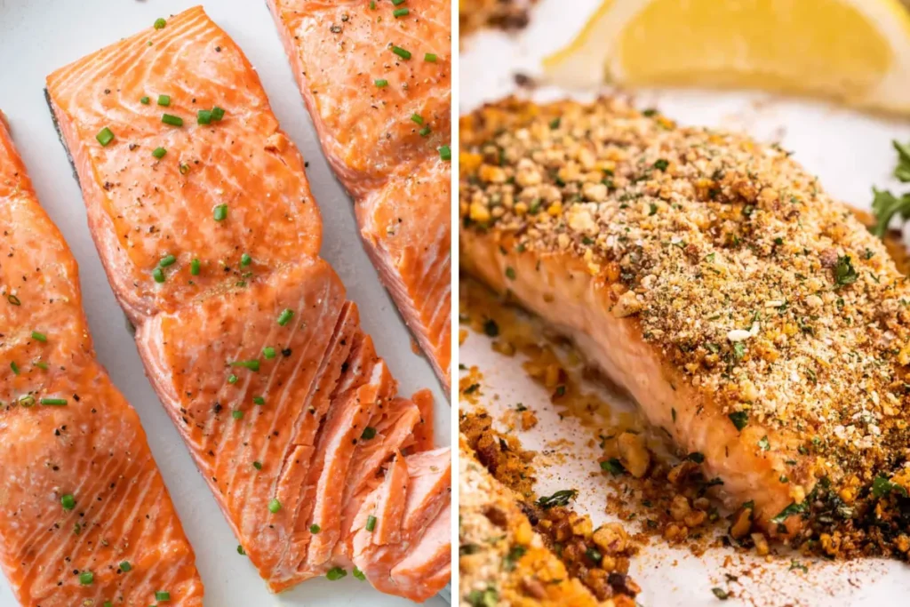 Is it better to bake salmon covered or uncovered