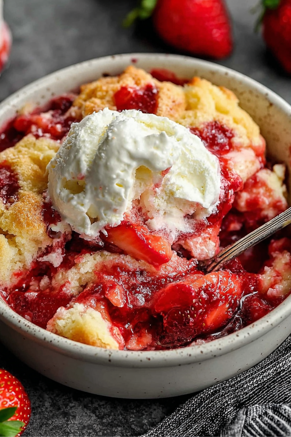 Strawberry Dump Cake Strawberry Dump Cake