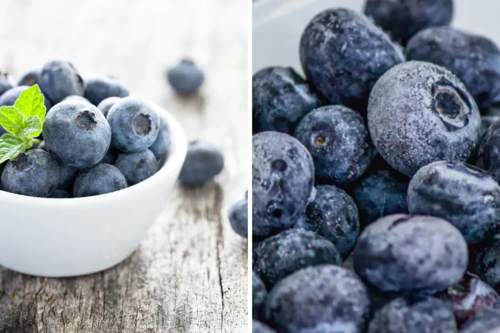Can You Use Frozen Blueberries Instead Of Fresh Blueberries?
