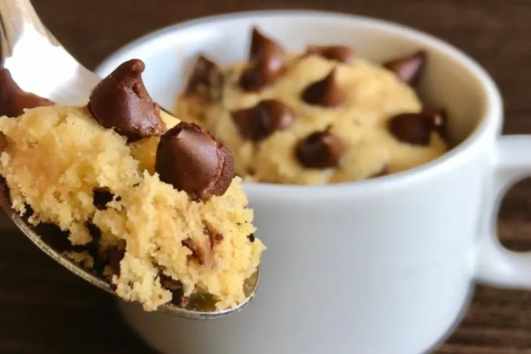 Chocolate Chip Mug Cake Recipe