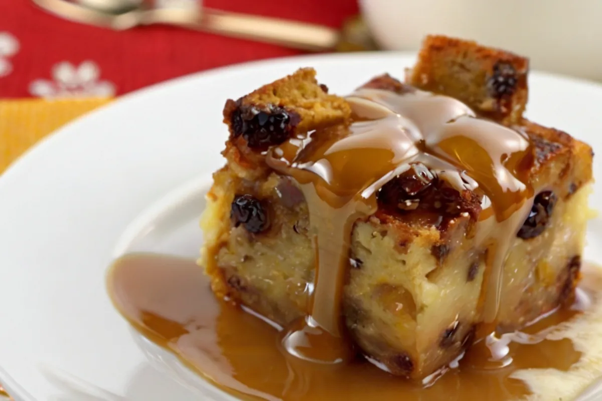 Complementing Jamaican Bread Pudding with Amaretto Rum Sauce
