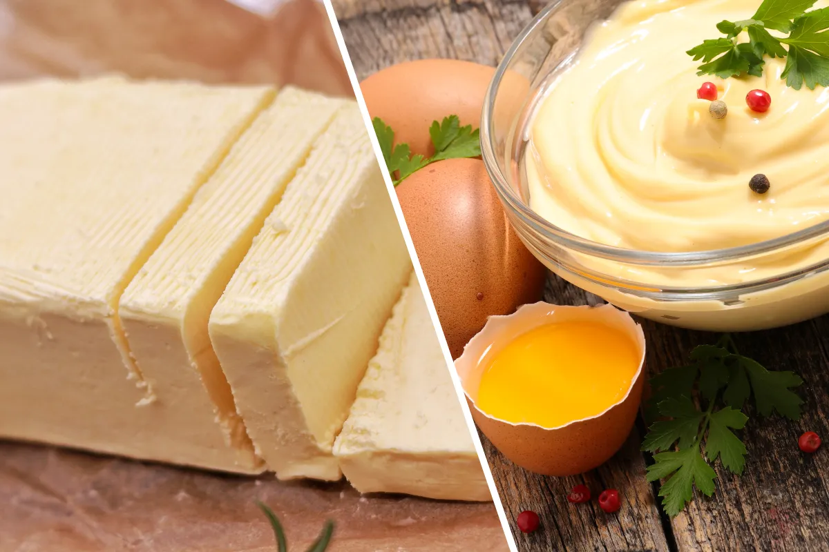 Cooking Benefits Mayo vs. Butter