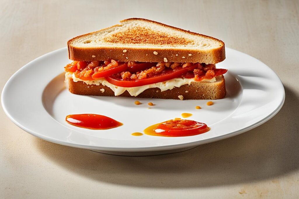 Honey Pepper Pimento Sandwich