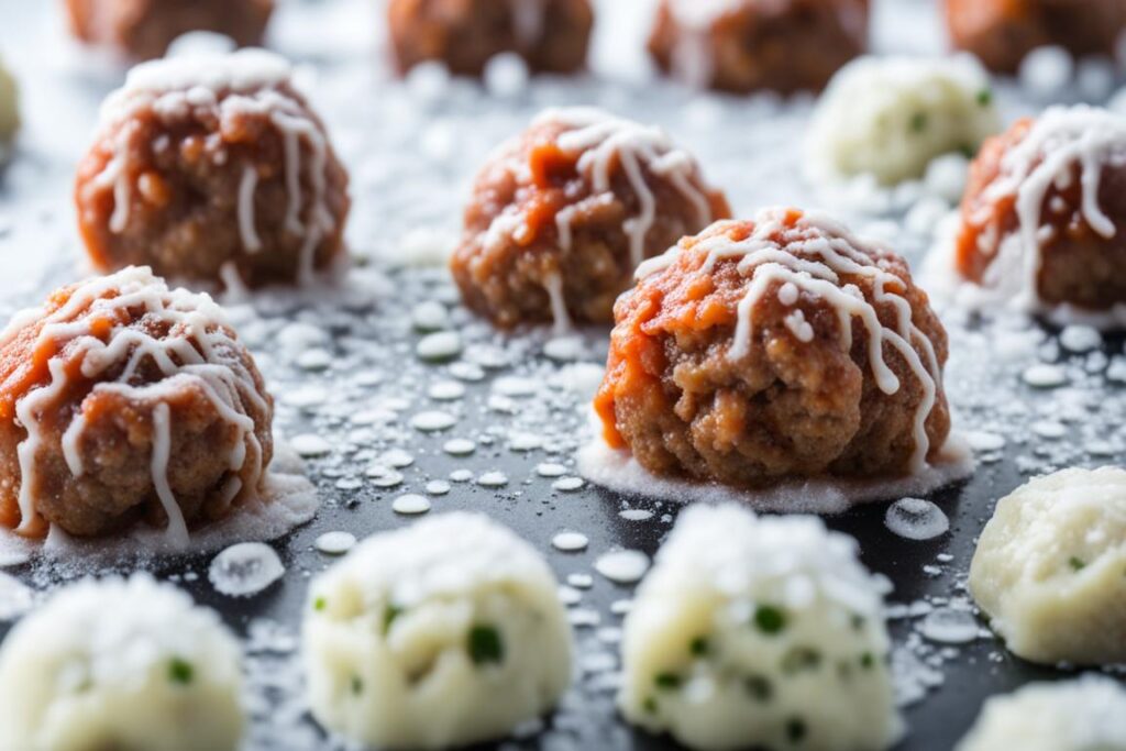 How do you defrost meatballs quickly?