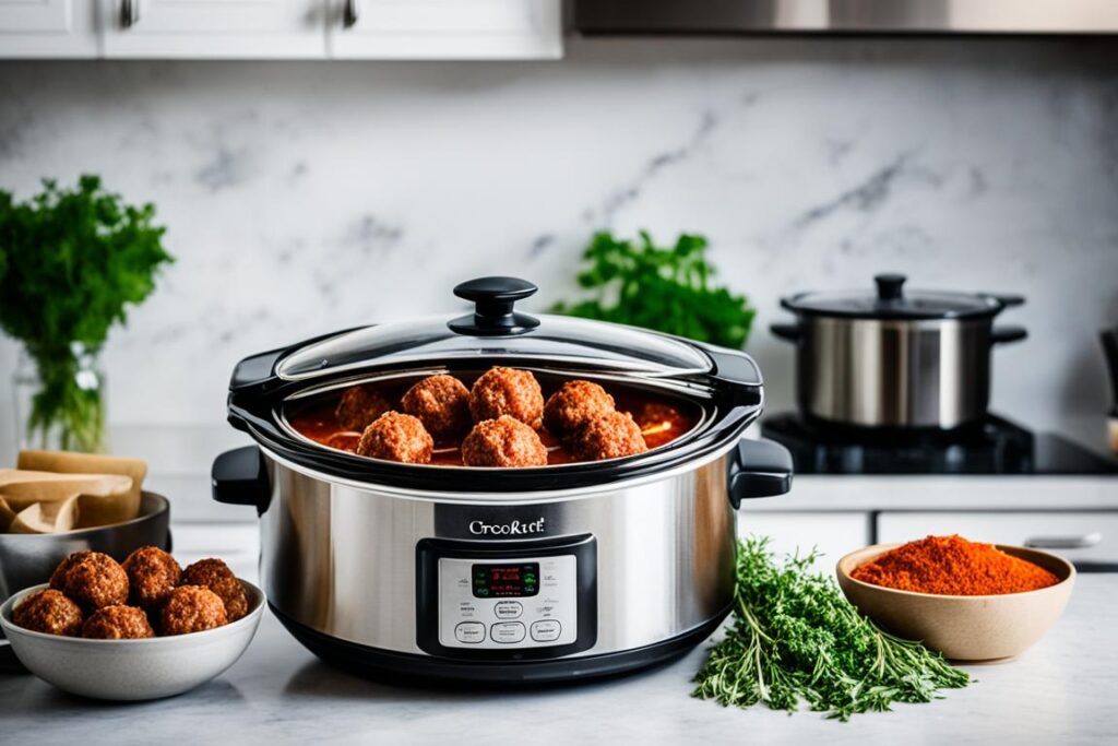 How long do frozen meatballs take in the crockpot?