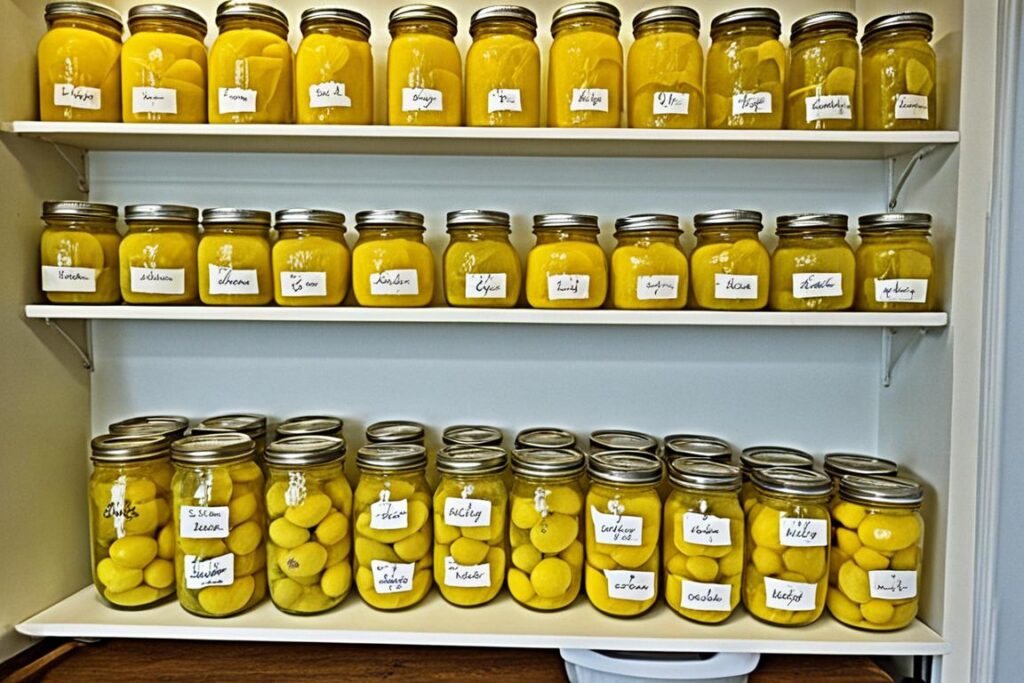 How long do homemade preserved lemons last?
