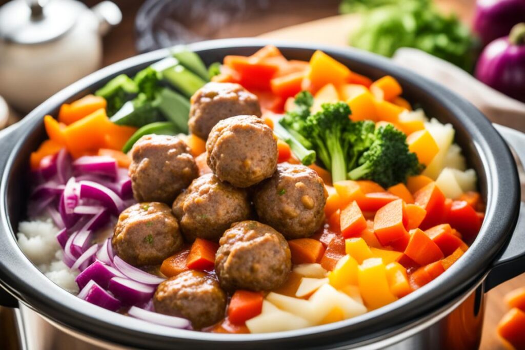 How to cook frozen meatballs in a slow cooker