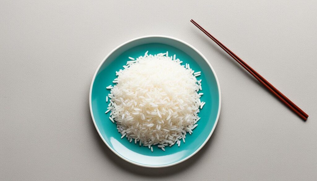 Ideal portion size of rice