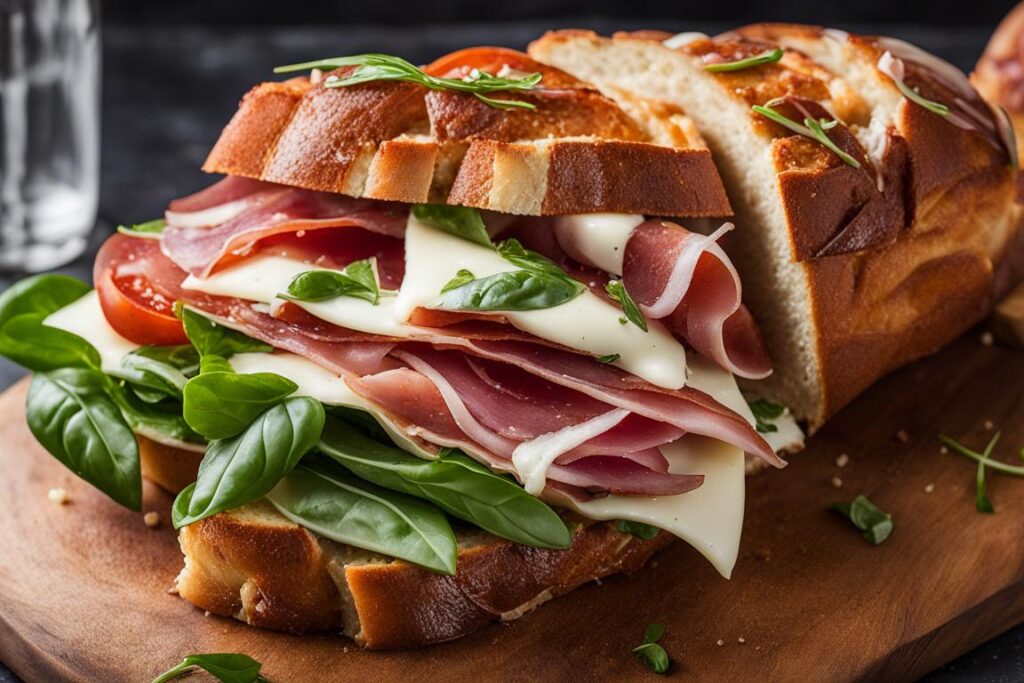 Italian-inspired chopped sandwich