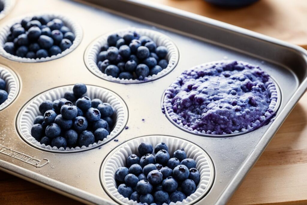 What Is The Secret To Baking With Frozen Blueberries?