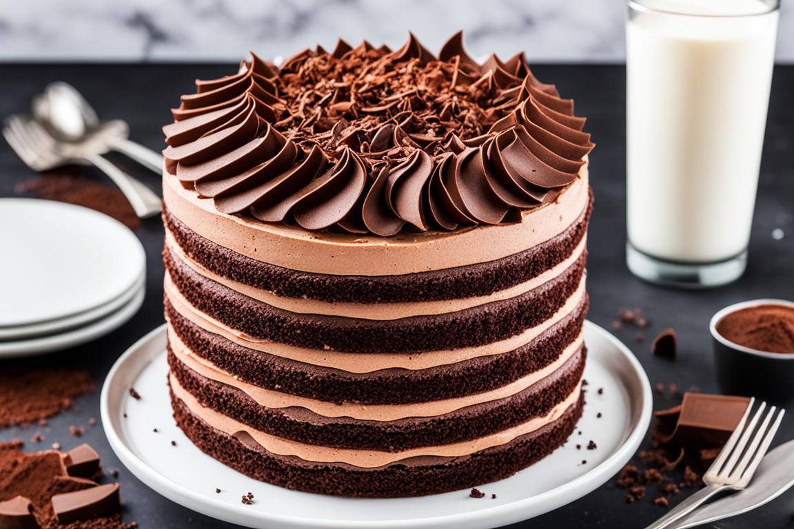 What is chocolate mousse cake made of?