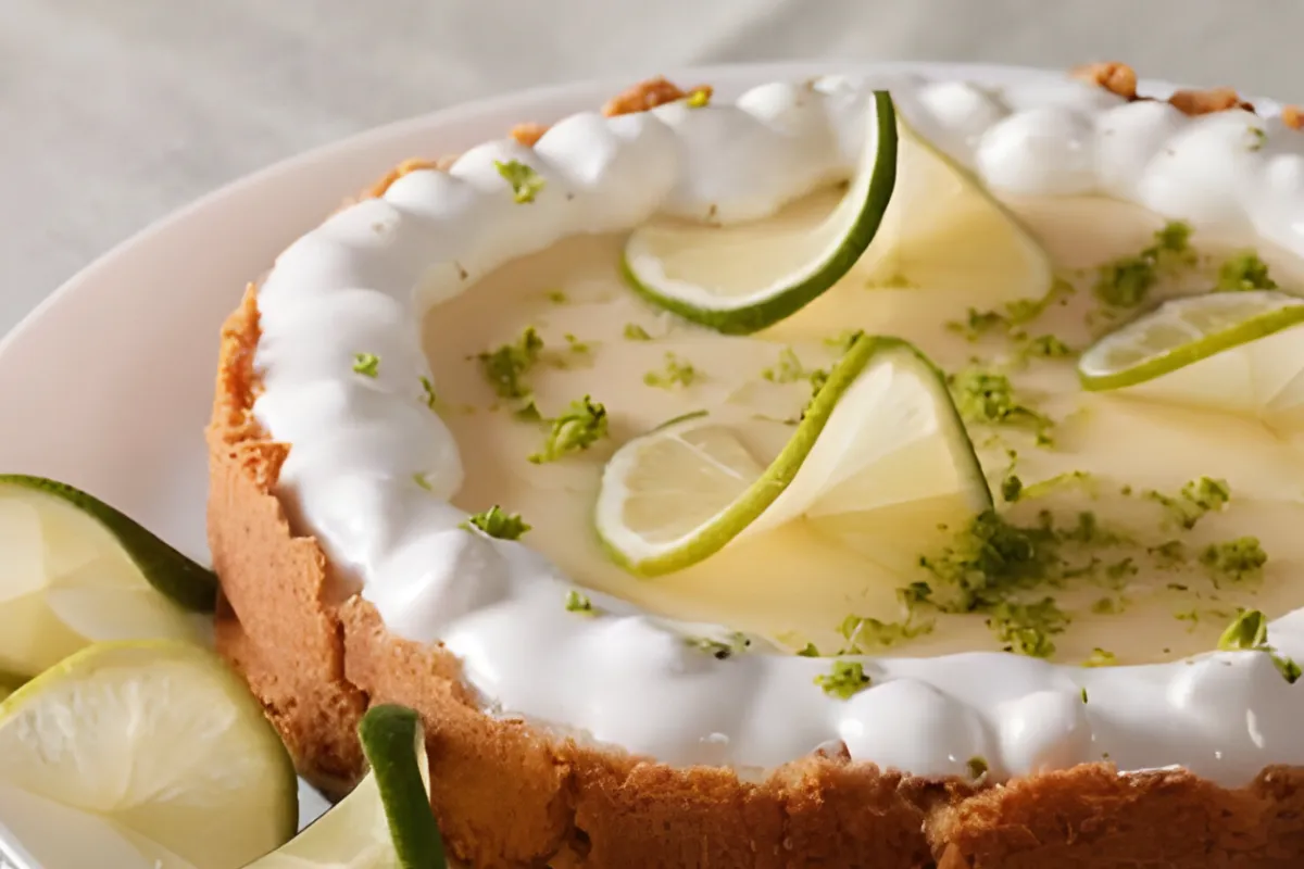 What is key lime cake made of?