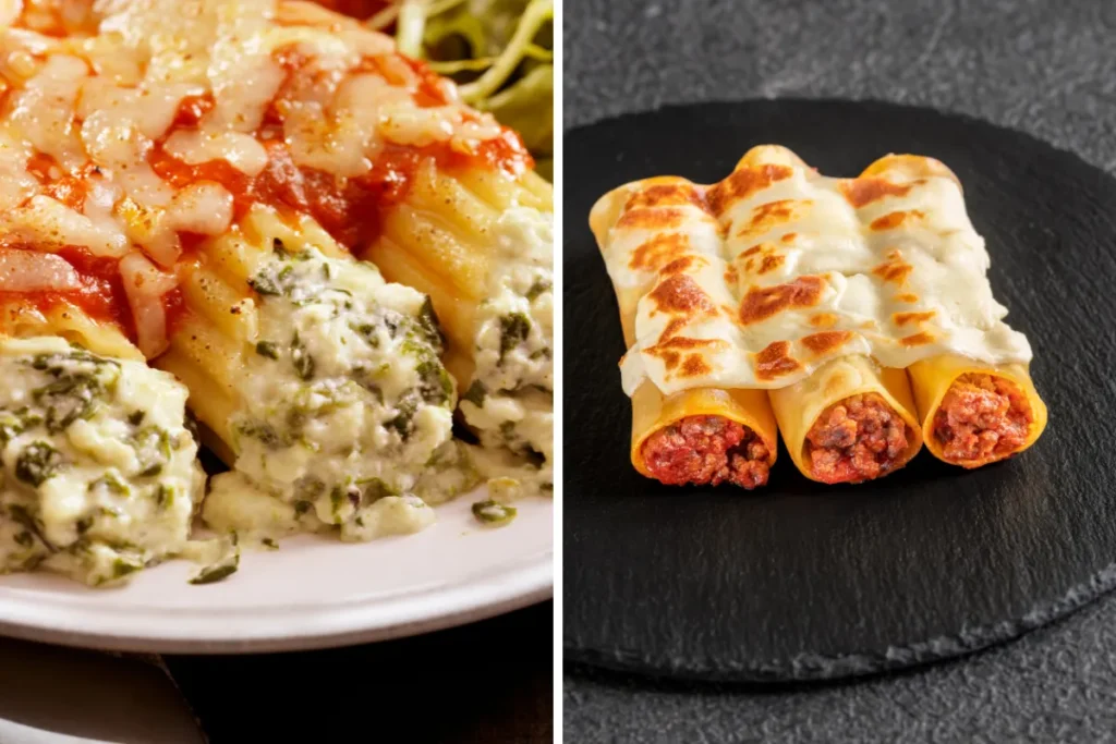 What's The Difference Between Cannelloni And Manicotti?