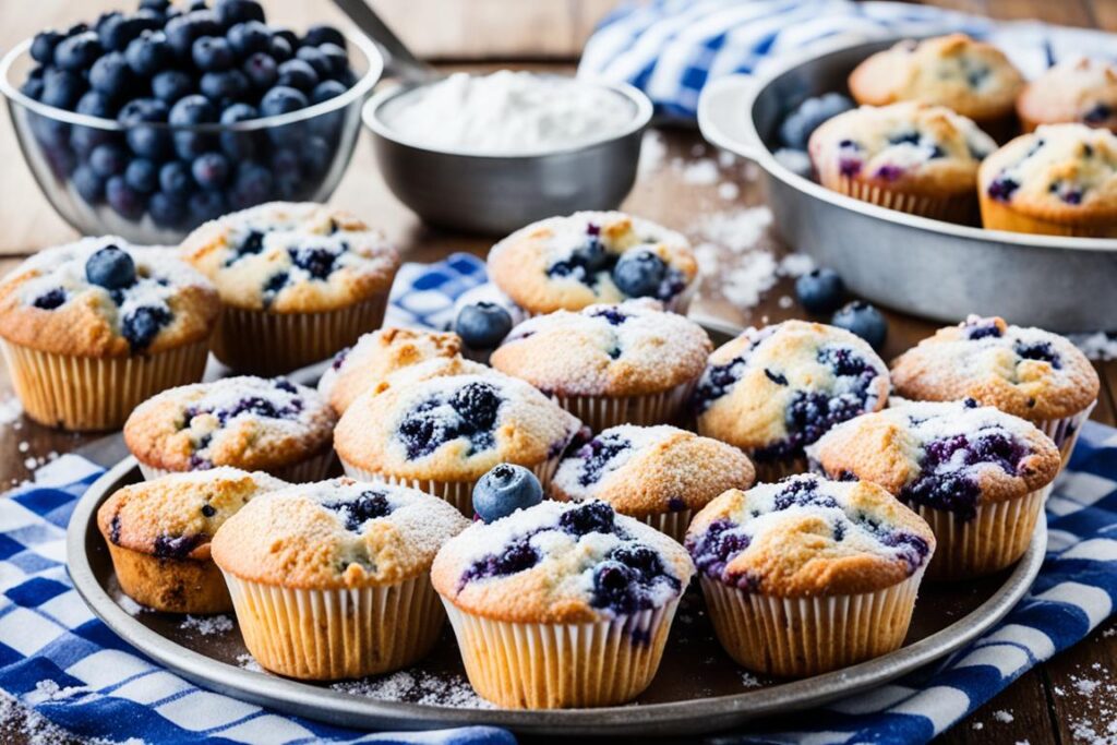 baking with frozen blueberries