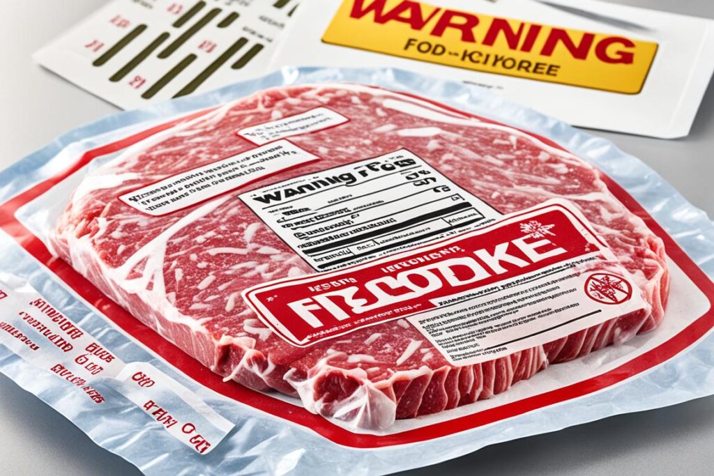 food safety risks of cooking frozen meat