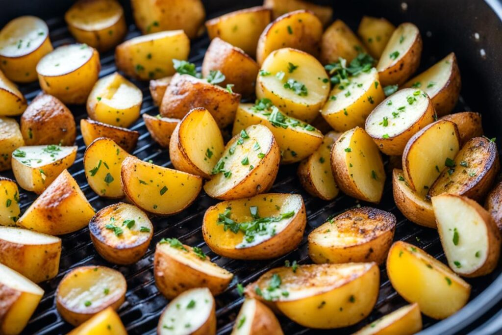 how long to air fry breakfast potatoes