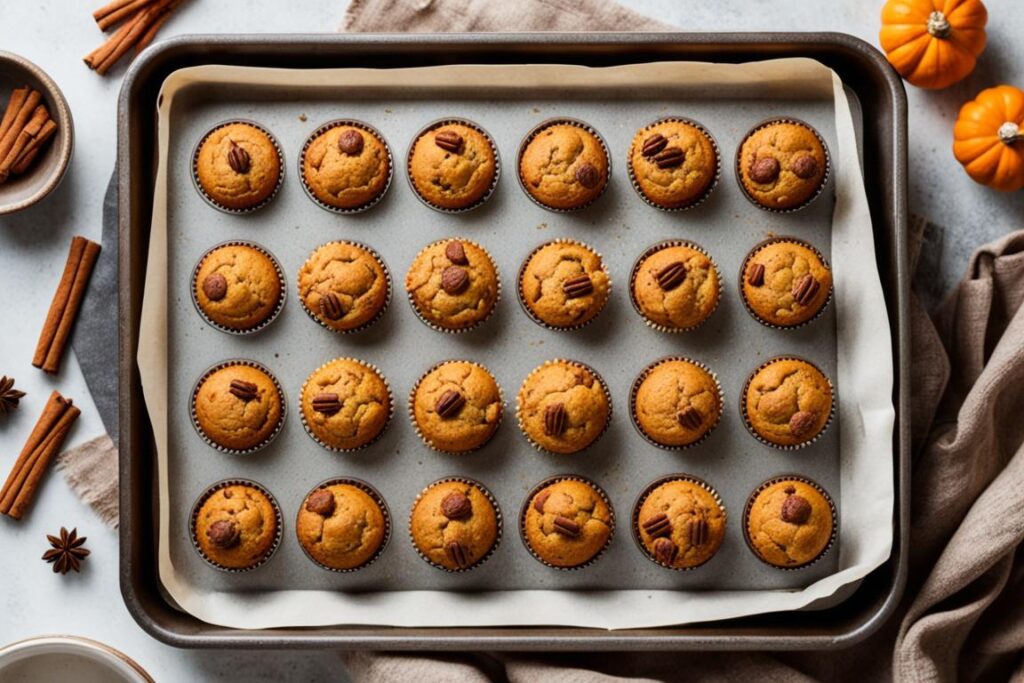 mini pumpkin muffins image
