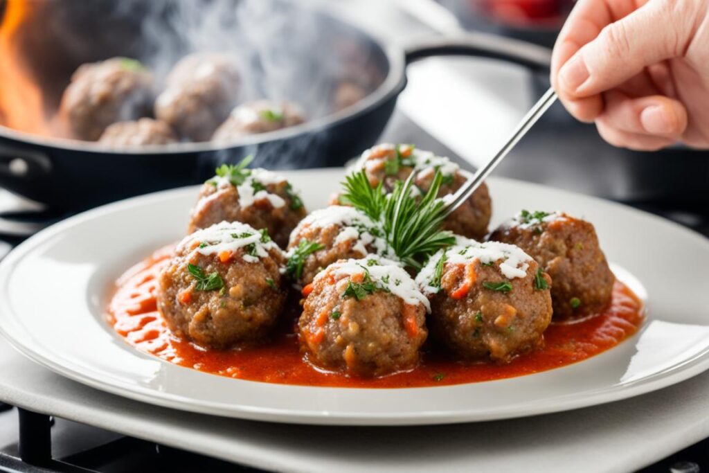 reviving homemade meatballs after thawing