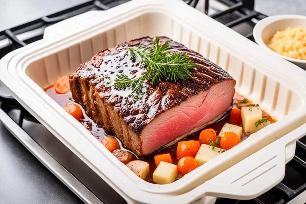 safe thawing methods for frozen roast