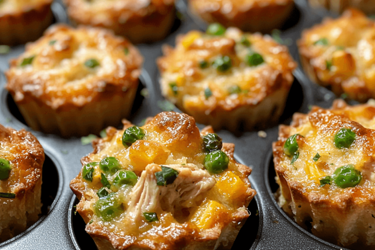 Mini Chicken Pot Pie Muffins