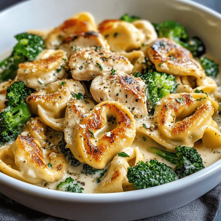 Tortellini with Chicken and Broccoli