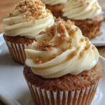Carrot Cupcakes with Cream Cheese Filling