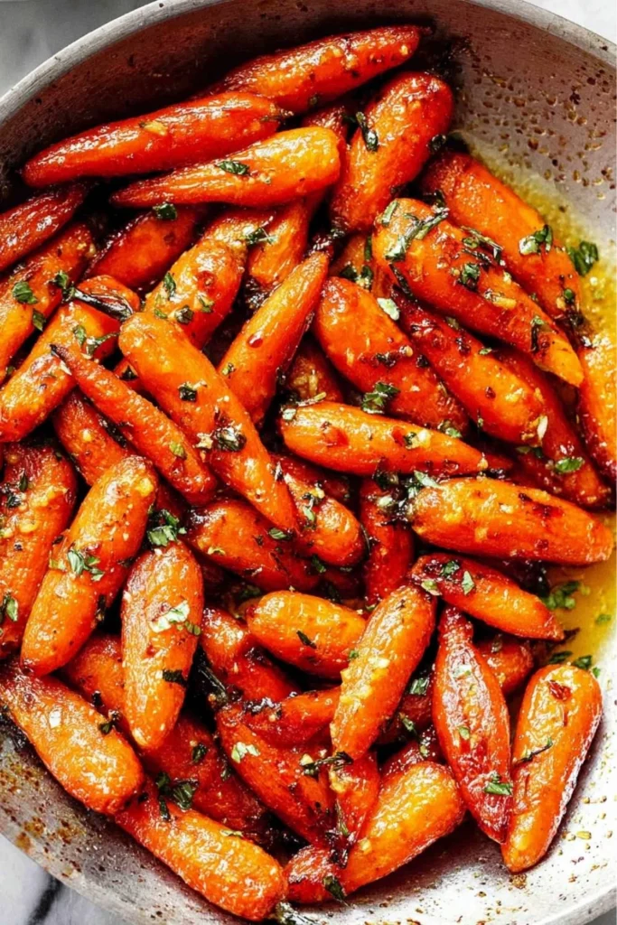 Garlic Butter Roasted Carrots