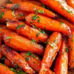 Garlic Butter Roasted Carrots recipe