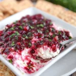 Jalapeño Cranberry Cream Cheese Dip