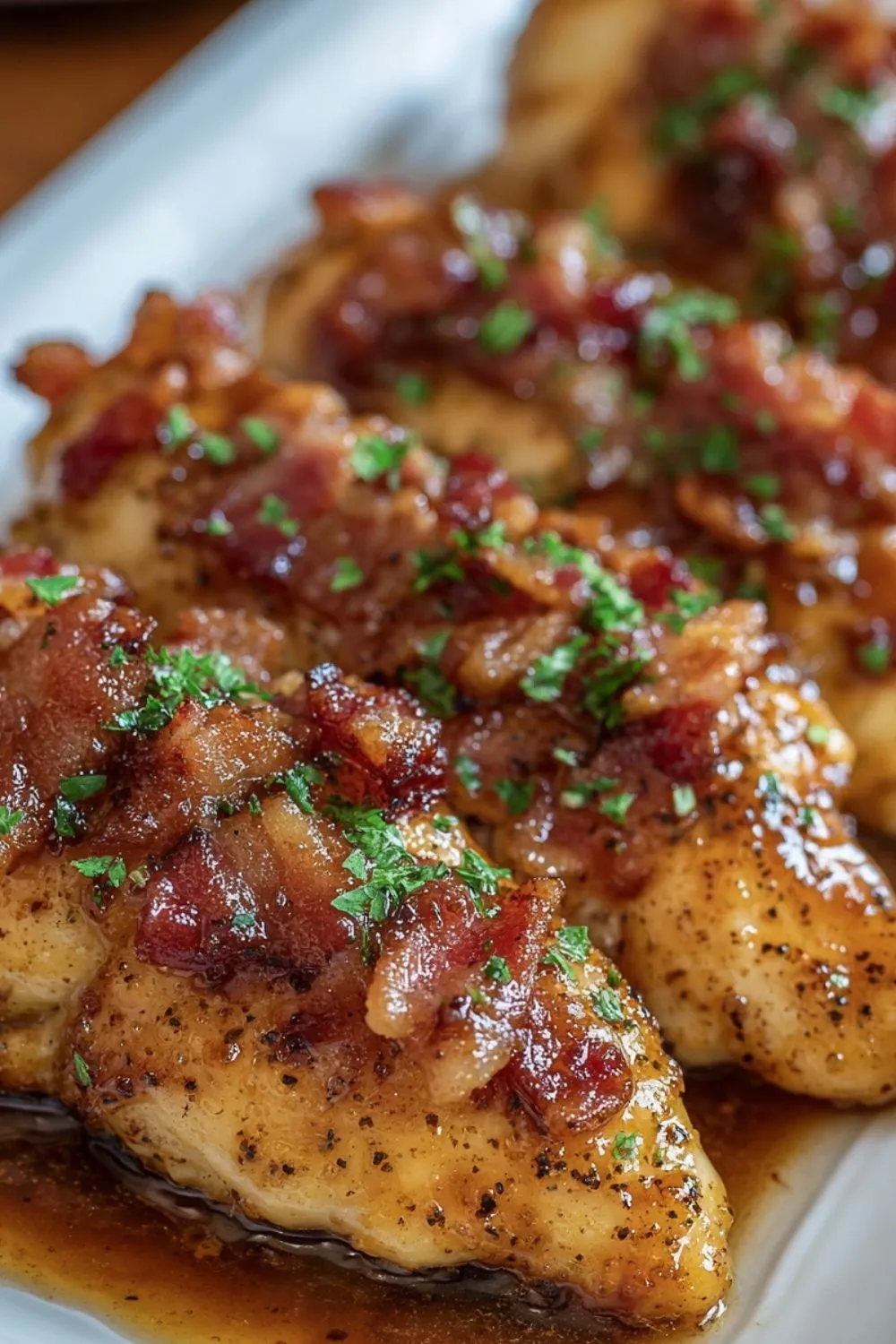 Sweet Maple Garlic Bacon Chicken will Delight Your Tastebuds!