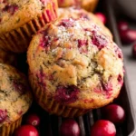 easy Cranberry Muffins with Fresh Cranberries