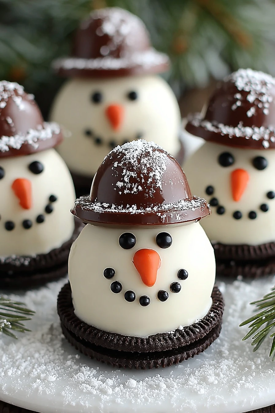 Sweet Treats for Winter Fun: Easy Snowman Oreo Balls!