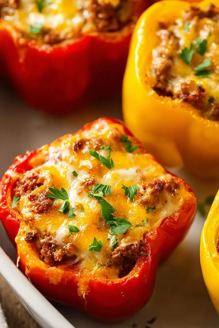 Beef Stuffed Peppers
