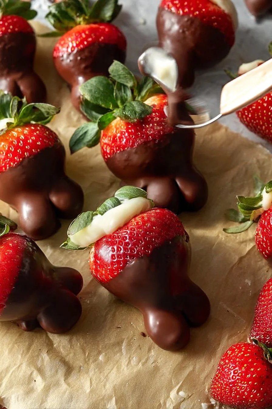 Chocolate-Covered Strawberry Turkeys