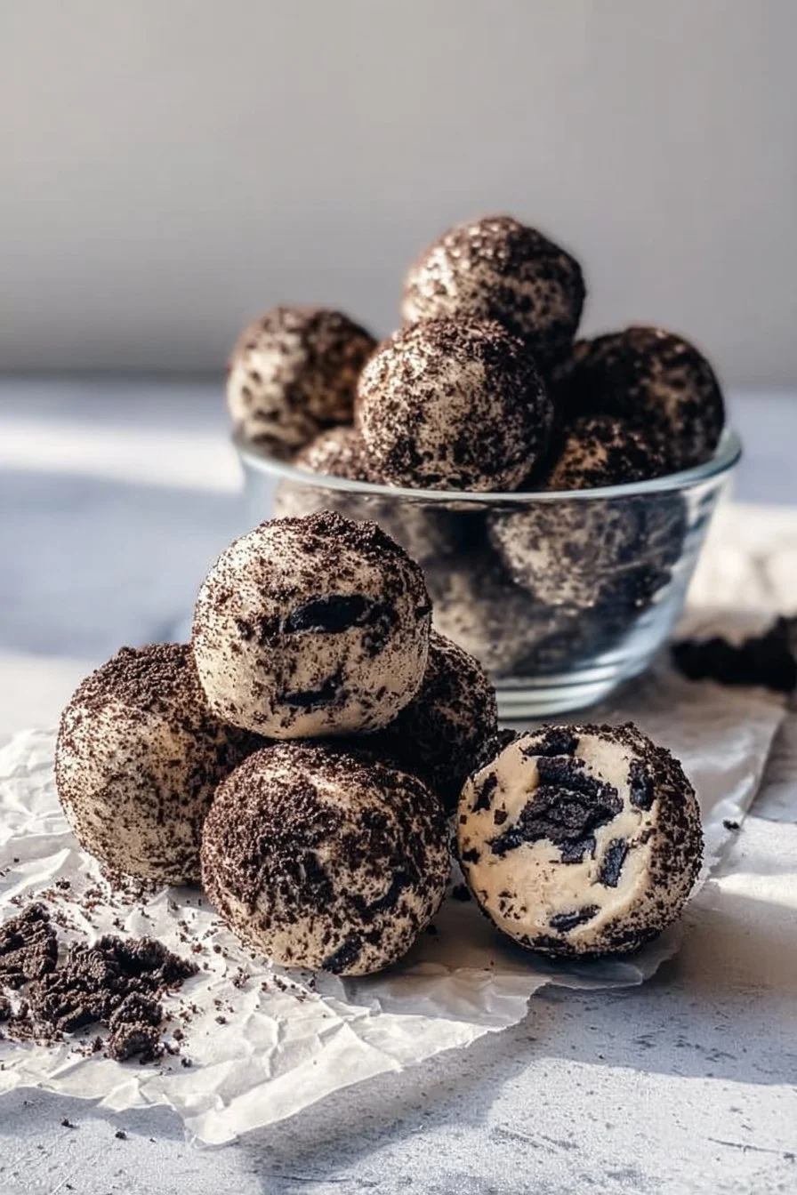 Cream Cheese Oreo Protein Balls