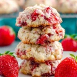 easy strawberry shortcake cookies recipe