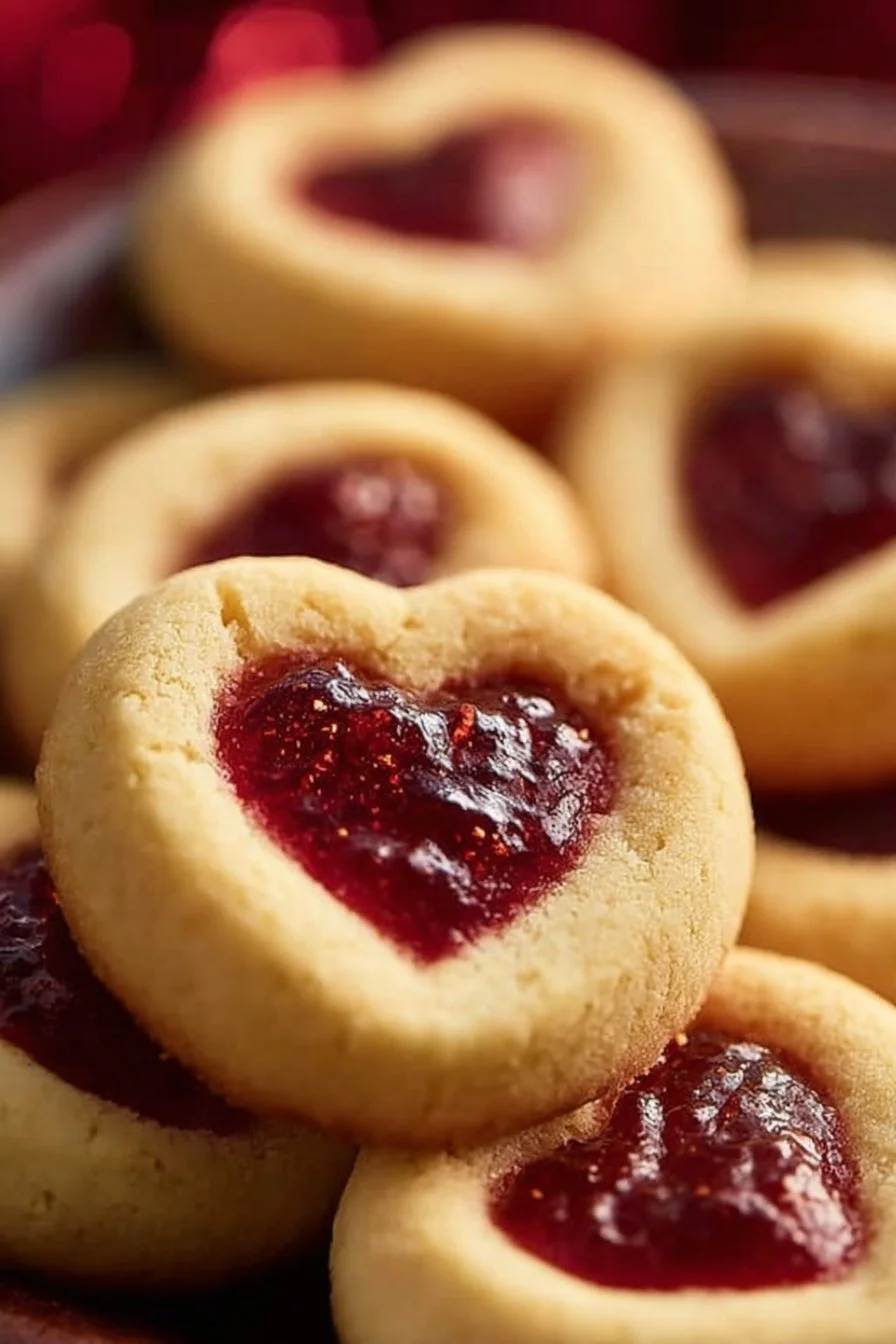 Heart Jam Cookies