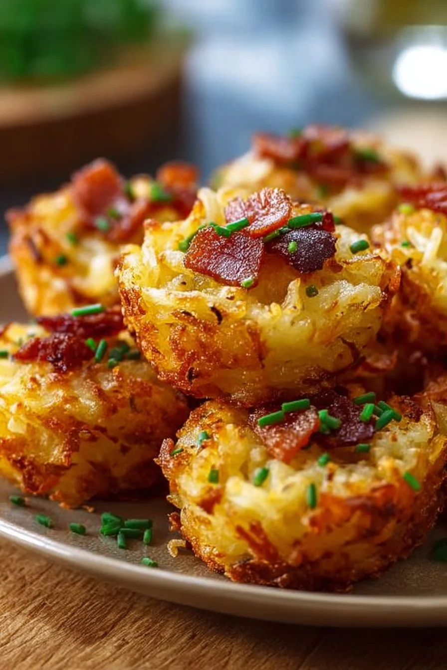 Irresistible Loaded Hashbrown Bites Snack Your Heart Out