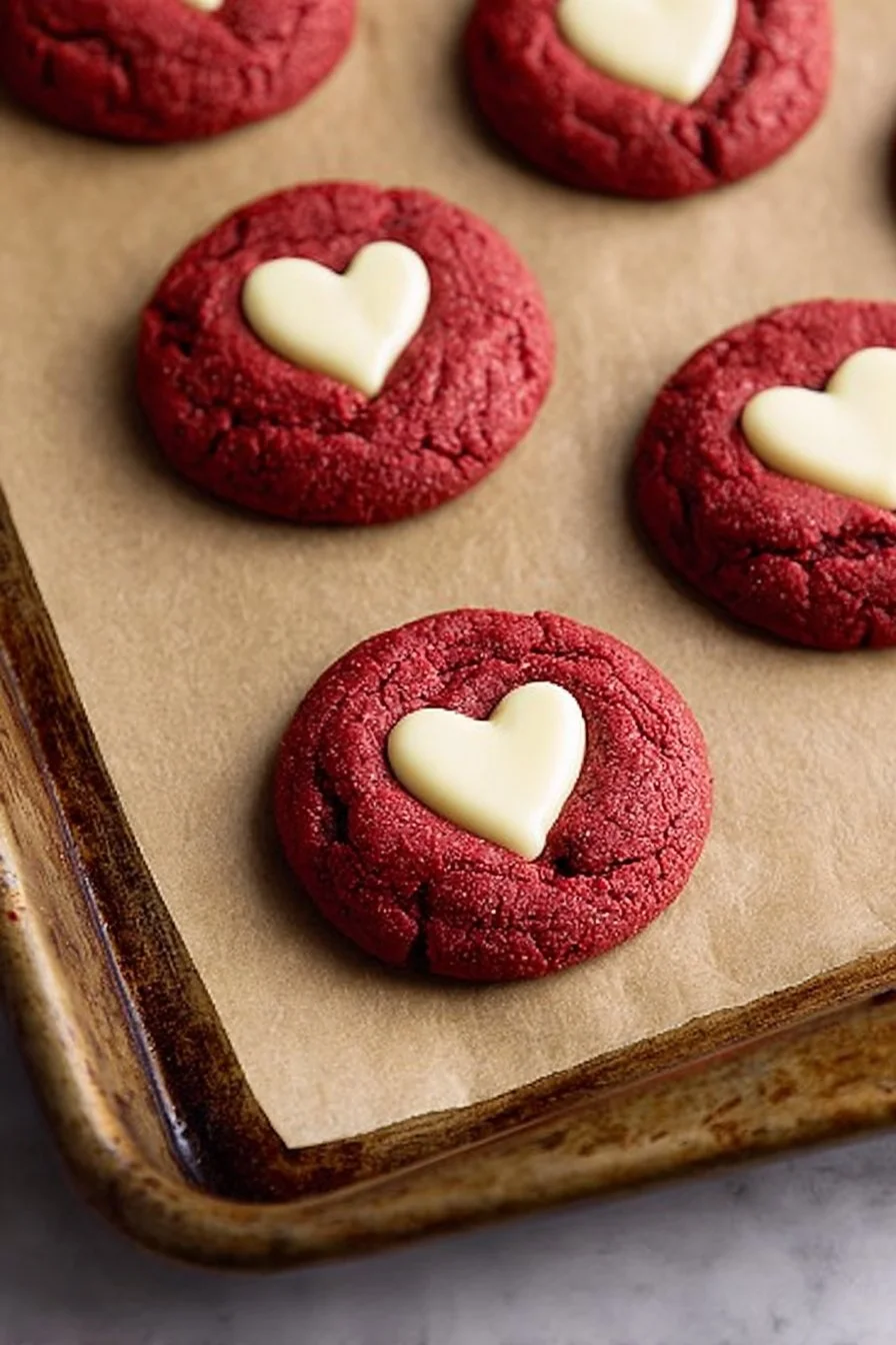 Red Velvet Sugar Cookies