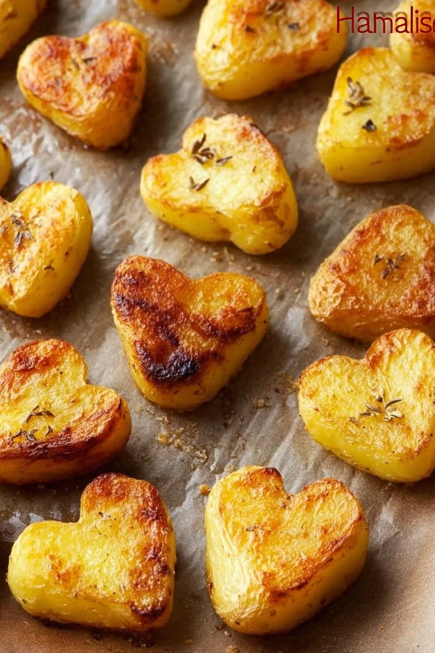 Roasted Heart Potatoes