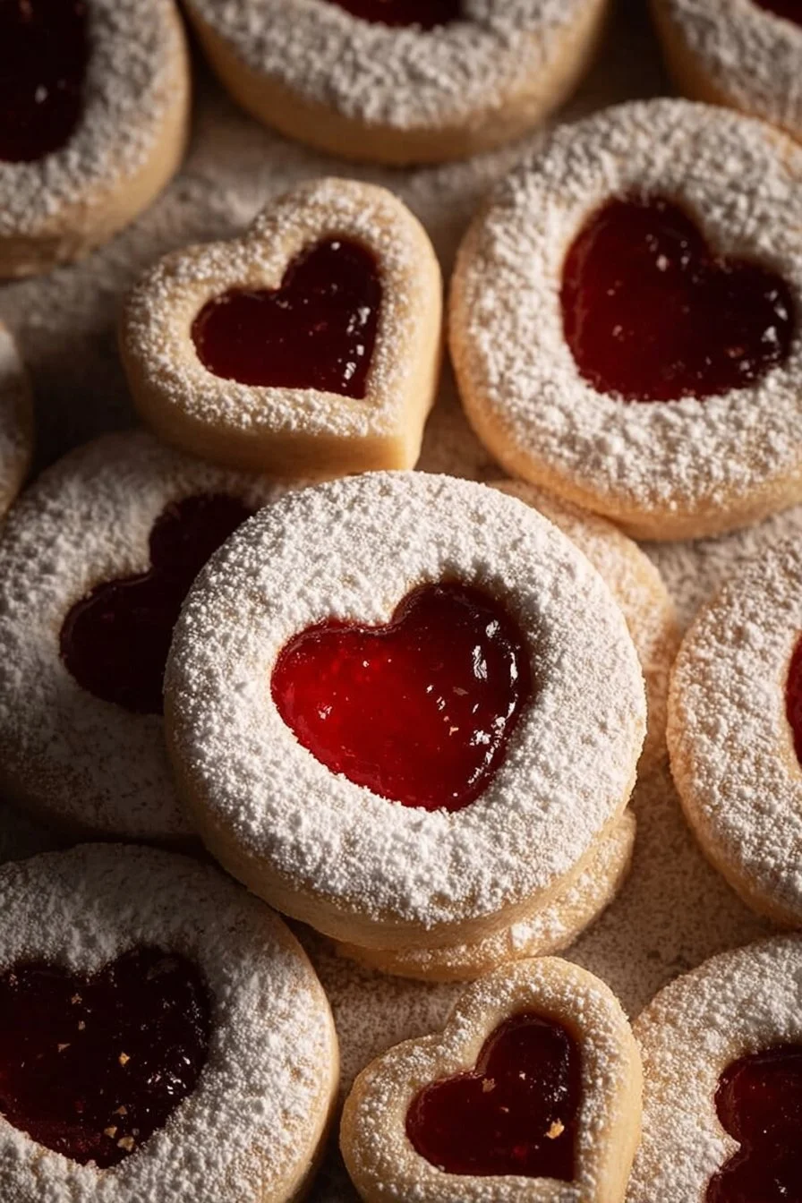 Strawberry Jam Cookies