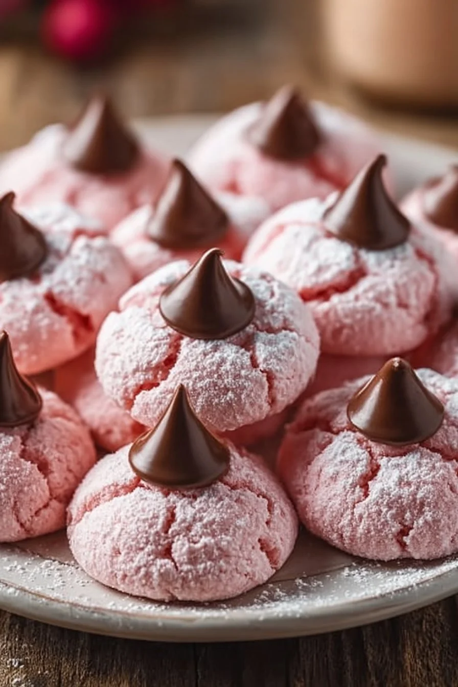 Strawberry Kiss Cookies