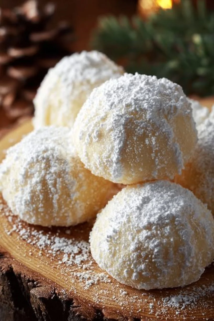 Sweetened Condensed Milk Snowballs