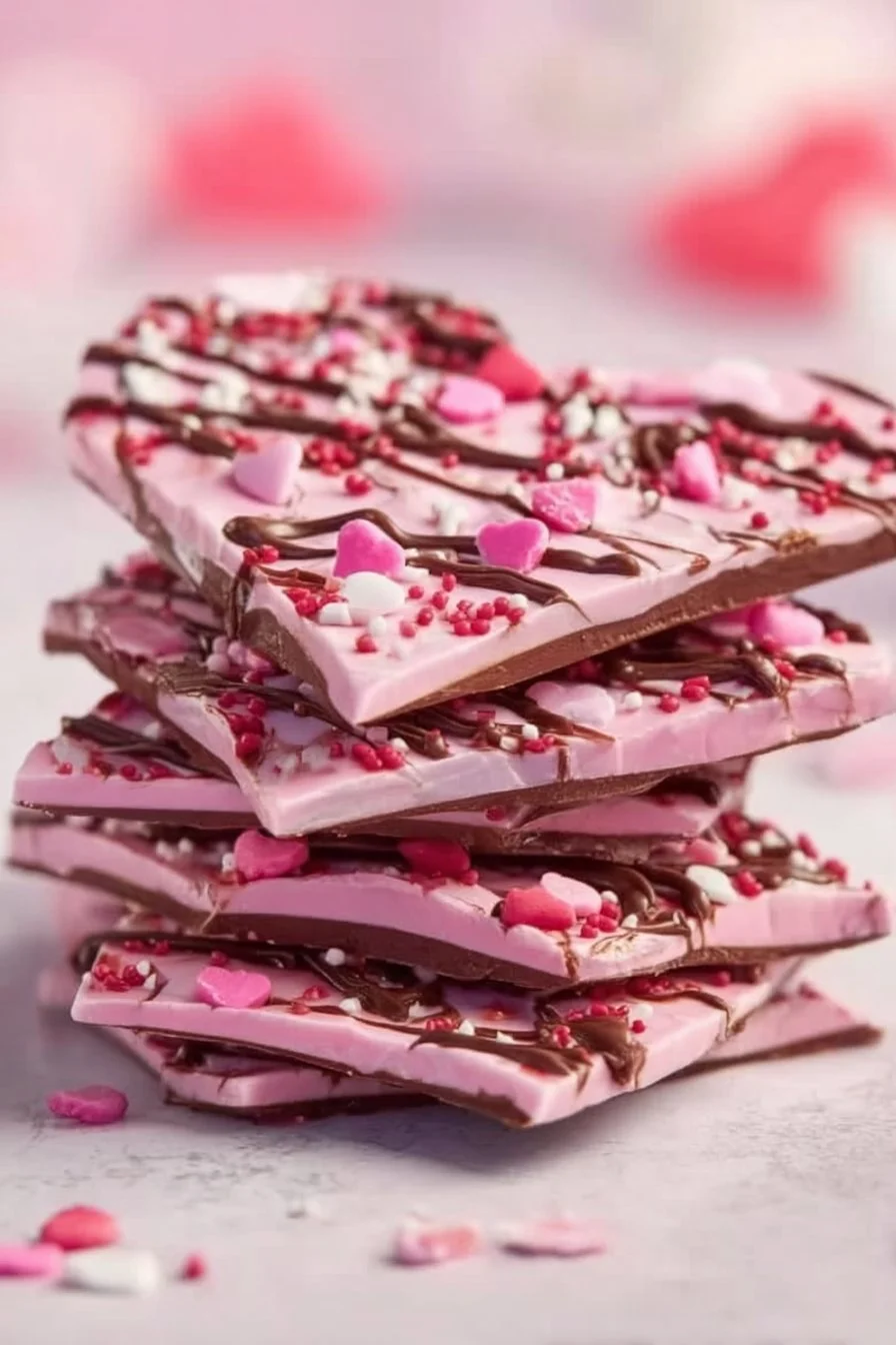 Valentine’s Day Chocolate Bark