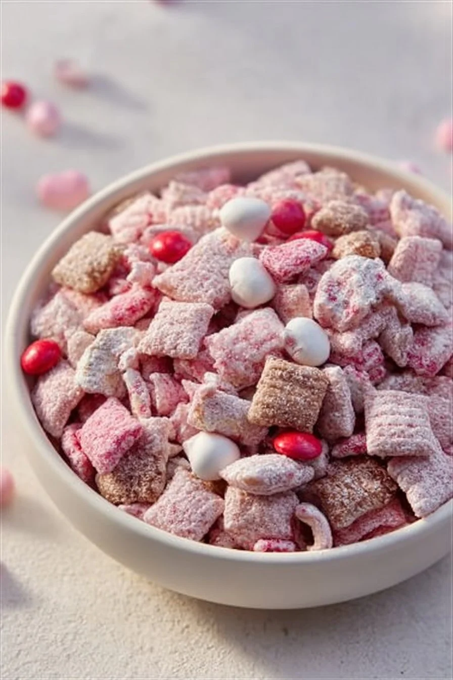 Valentine’s Day Muddy Buddies
