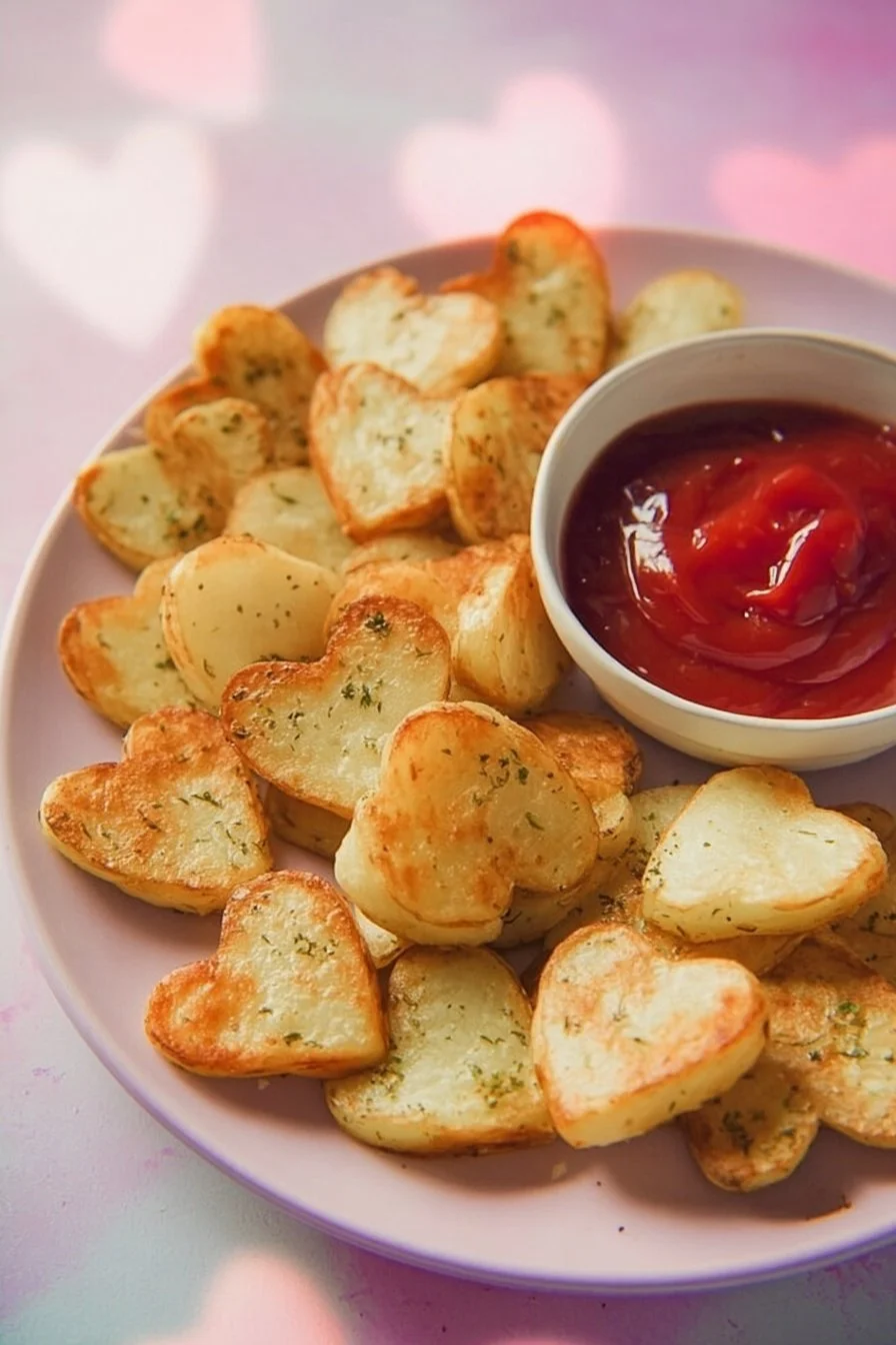 Valentine’s Day Roasted Potato Hearts