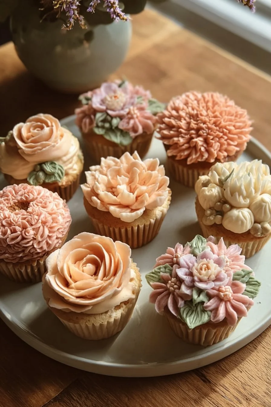 Baby in Bloom Cupcakes