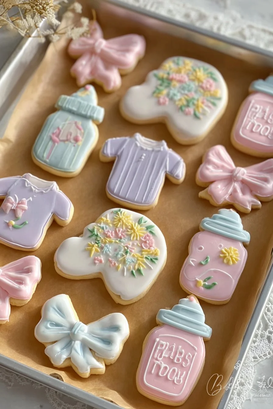 Baby in Bloom Sugar Cookies
