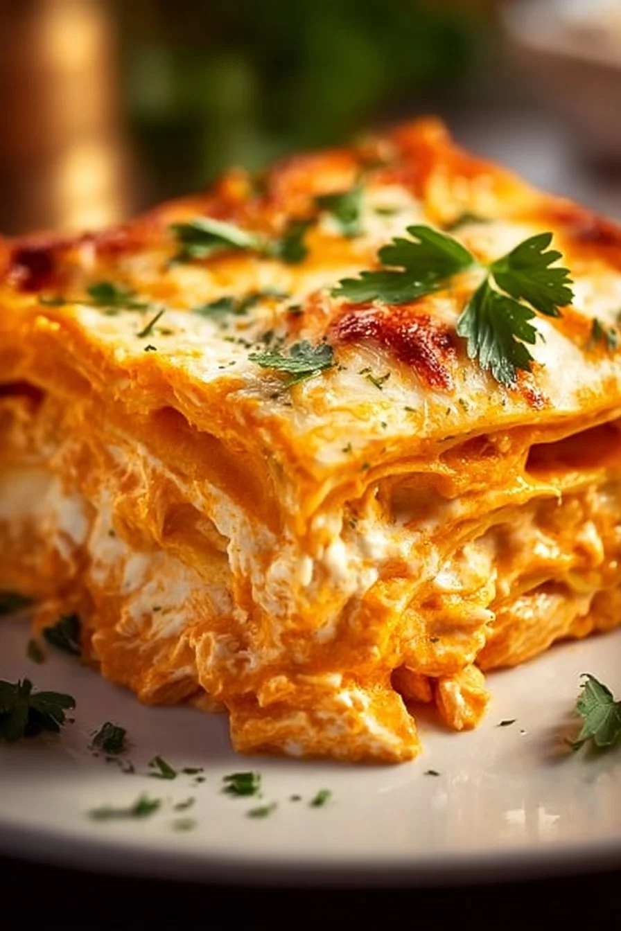 Buffalo Chicken Lasagna