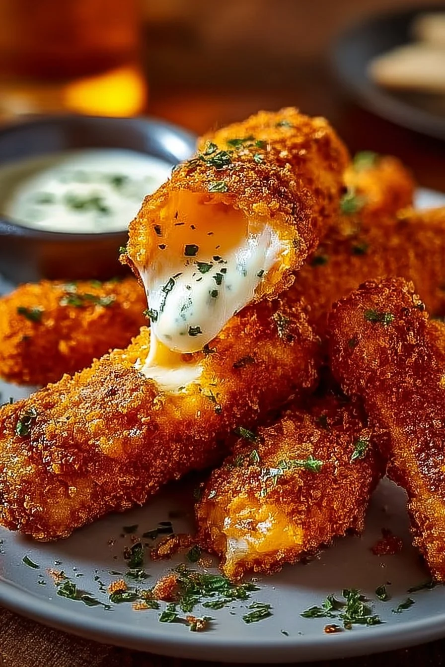 Buffalo Chicken Mozzarella Sticks for Spicy Snack Lovers
